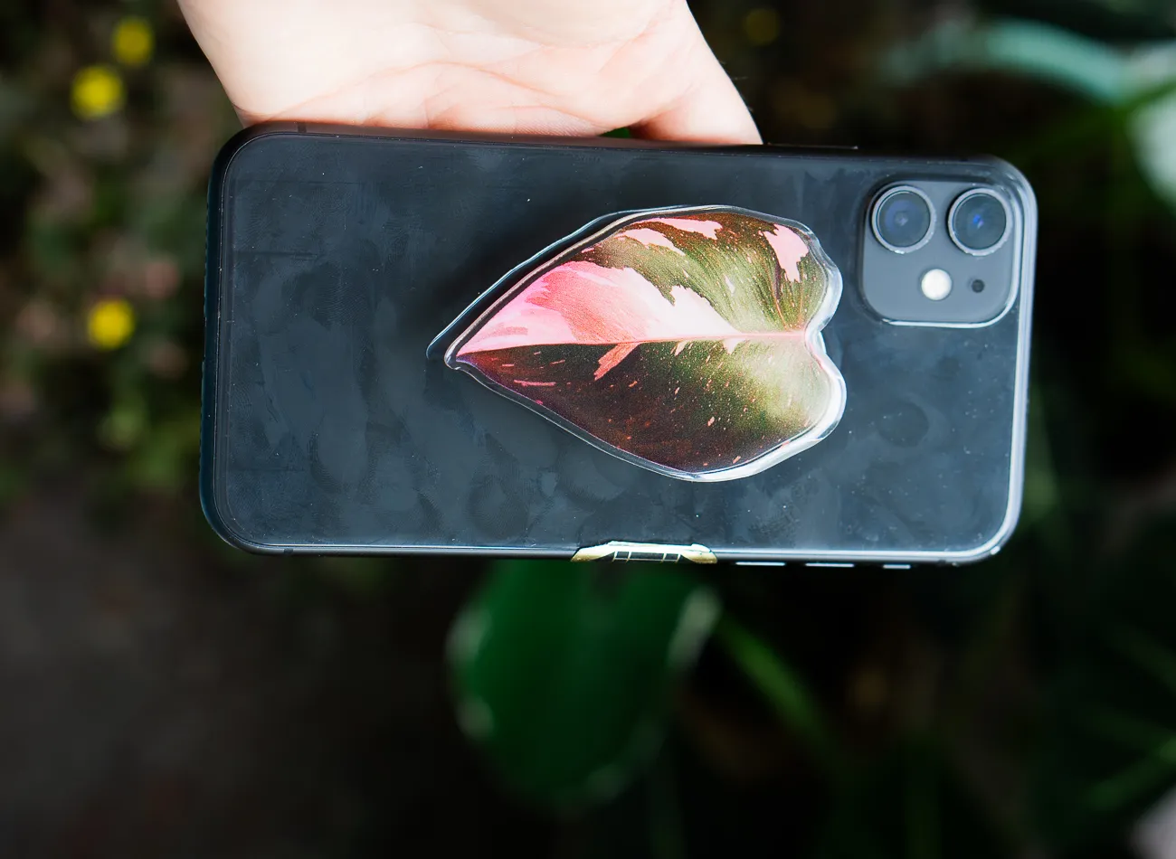 Rastlinny pop socket (Drziak na telefon) Pink Princess