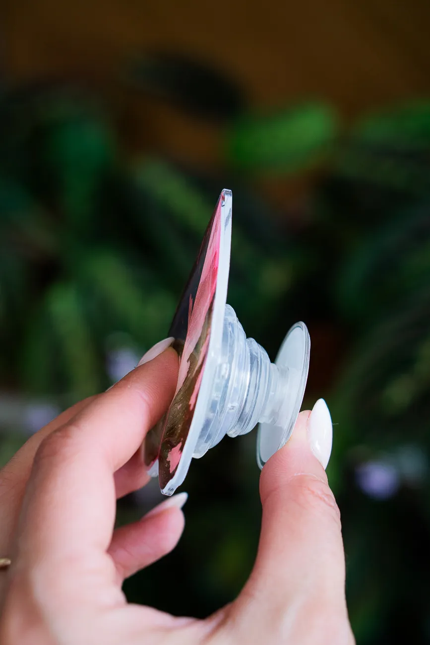 Rastlinny pop socket (Drziak na telefon) Pink Princess