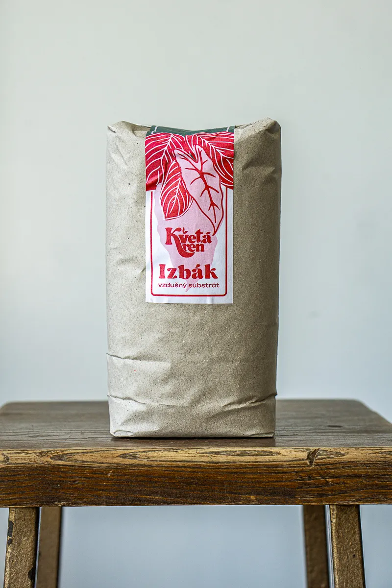 Vzdusny substrat pre izbove rastliny "IZBAK" - univerzalny