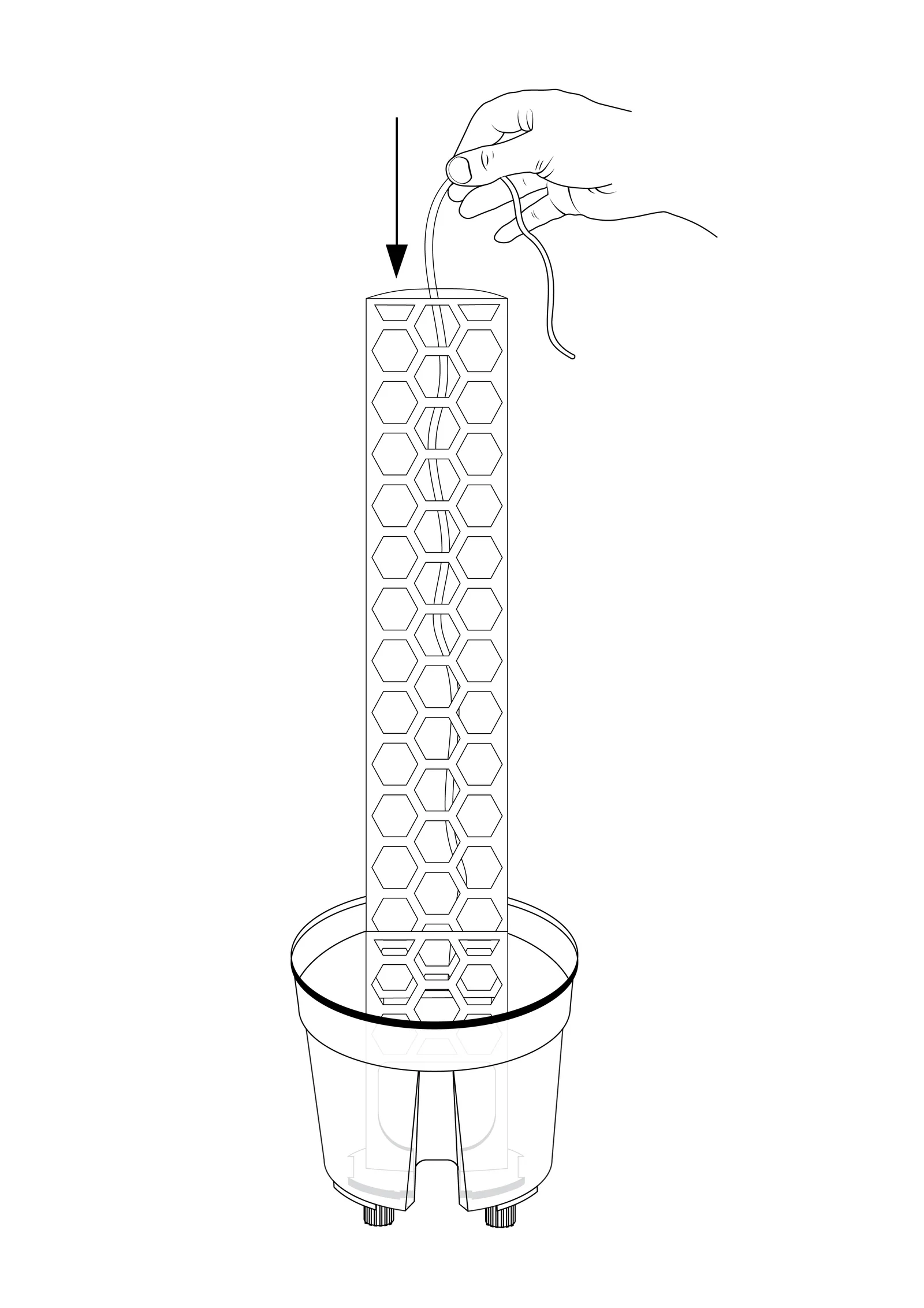 Knot do samozavlazovacich systemov (2 metre)
