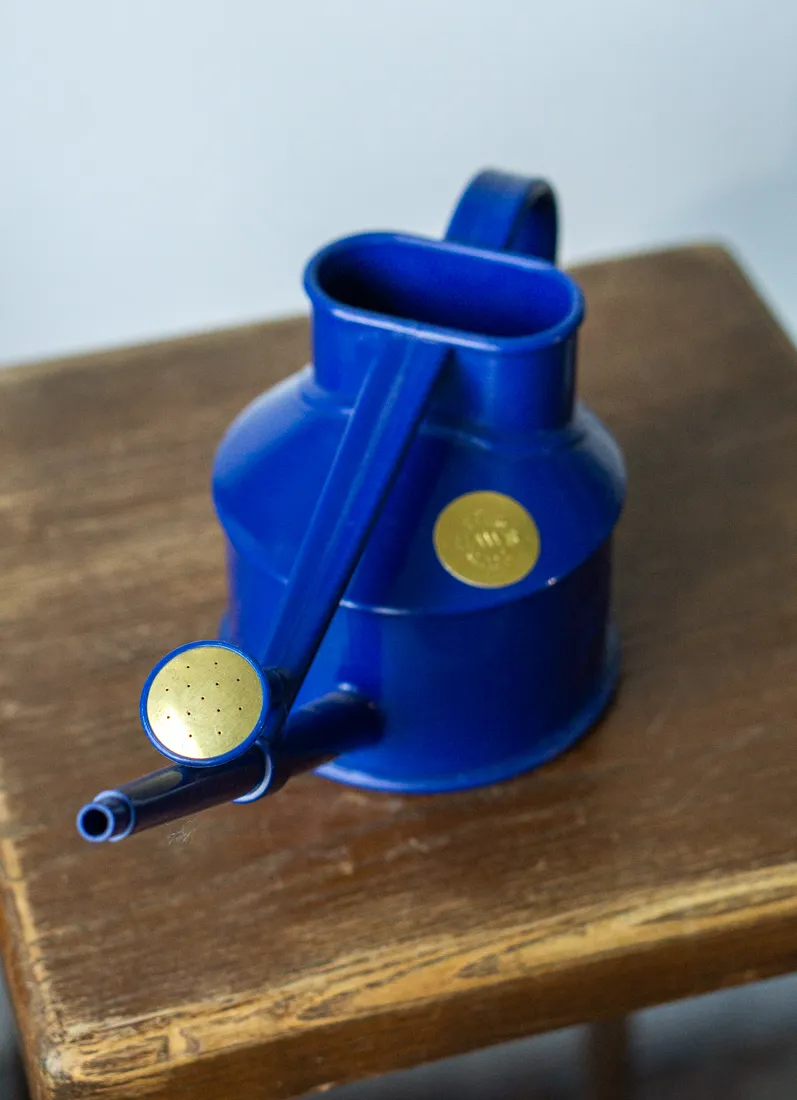 HAWS plastova krhla s kropitkom Langley Blue – 700 ml