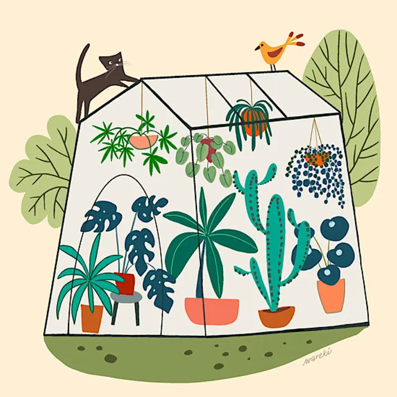 Ilustracia "Greenhouse"