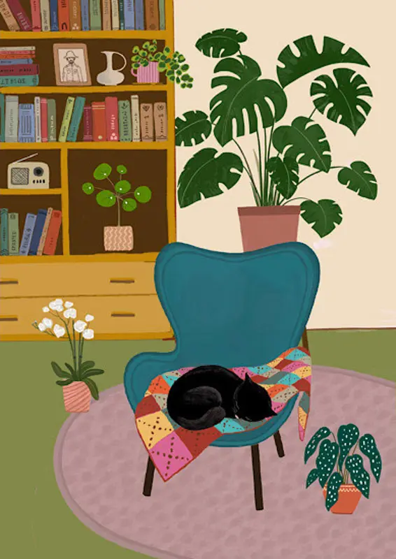 Ilustracia "Green dreams"