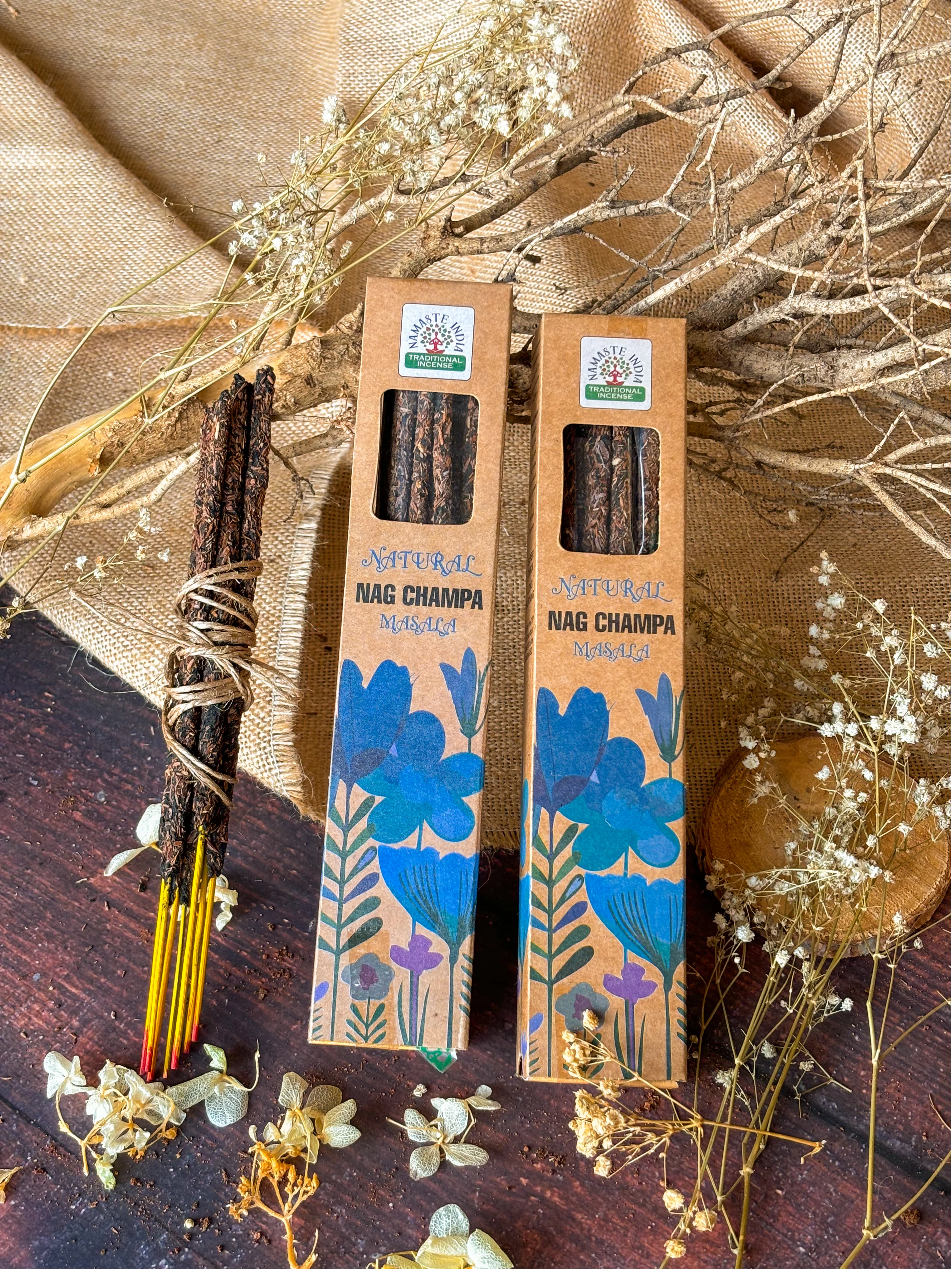 Vonne tycinky Namaste India Natural Masala/ NAG CHAMPA