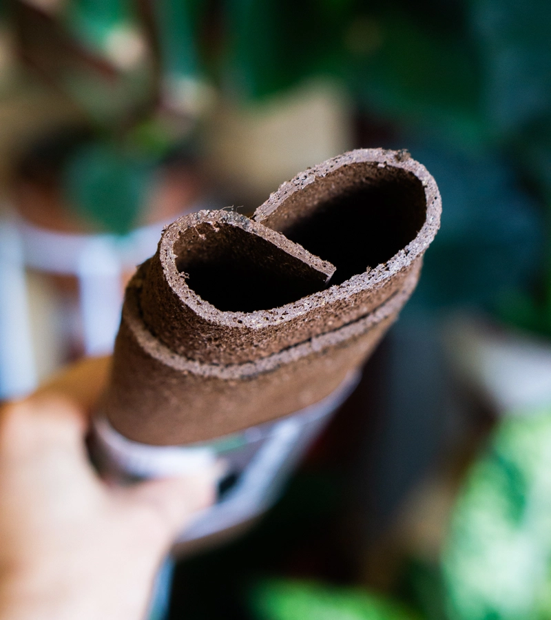 Kompostovatelna tyc - plocha