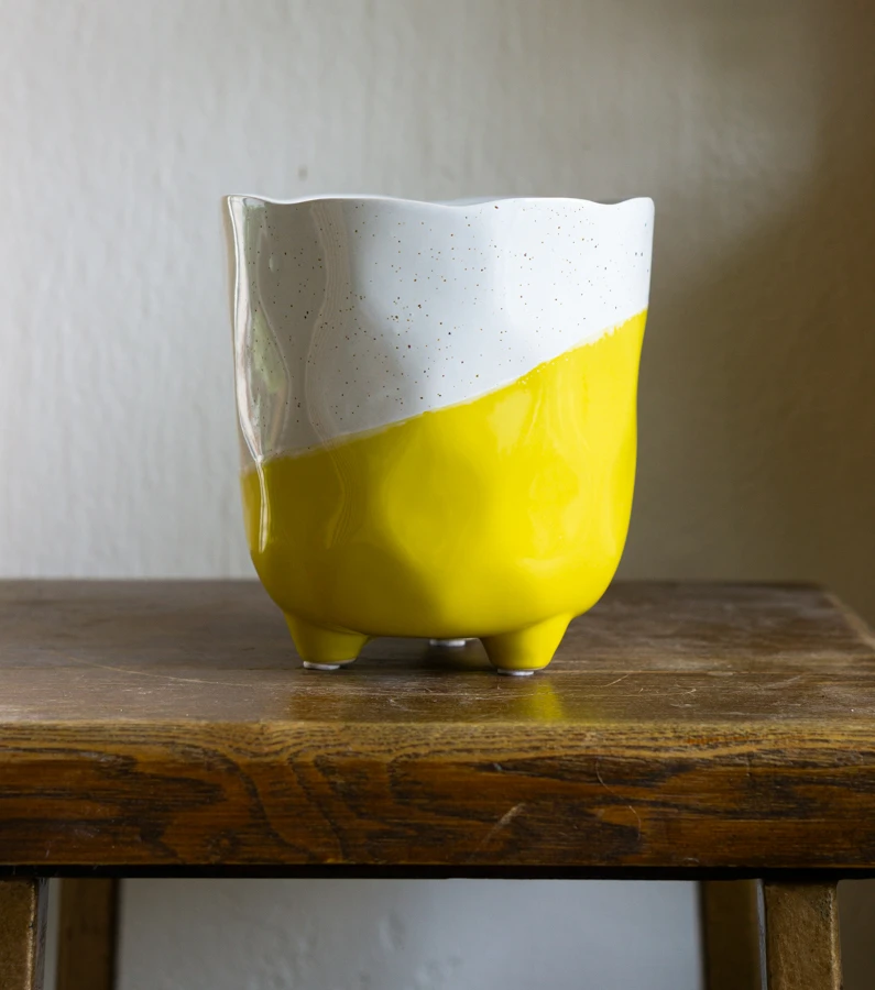 Keramicky kvetinac "Polomacany Sun"