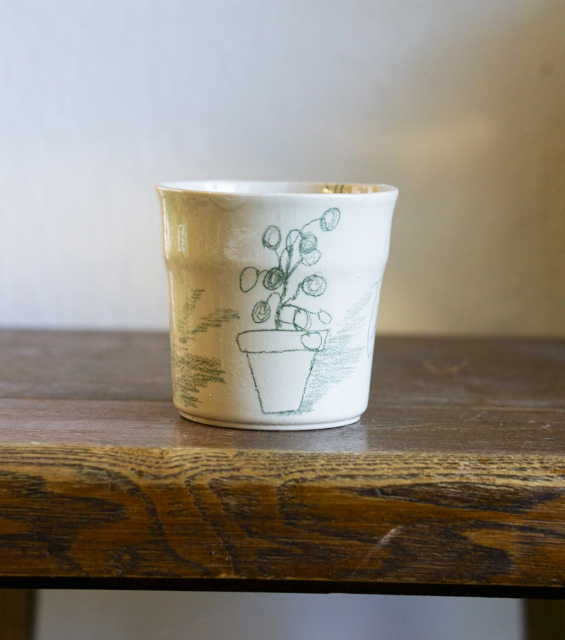 Keramicky kvetinac Atelier Javorski PLANT (nahodny kus)