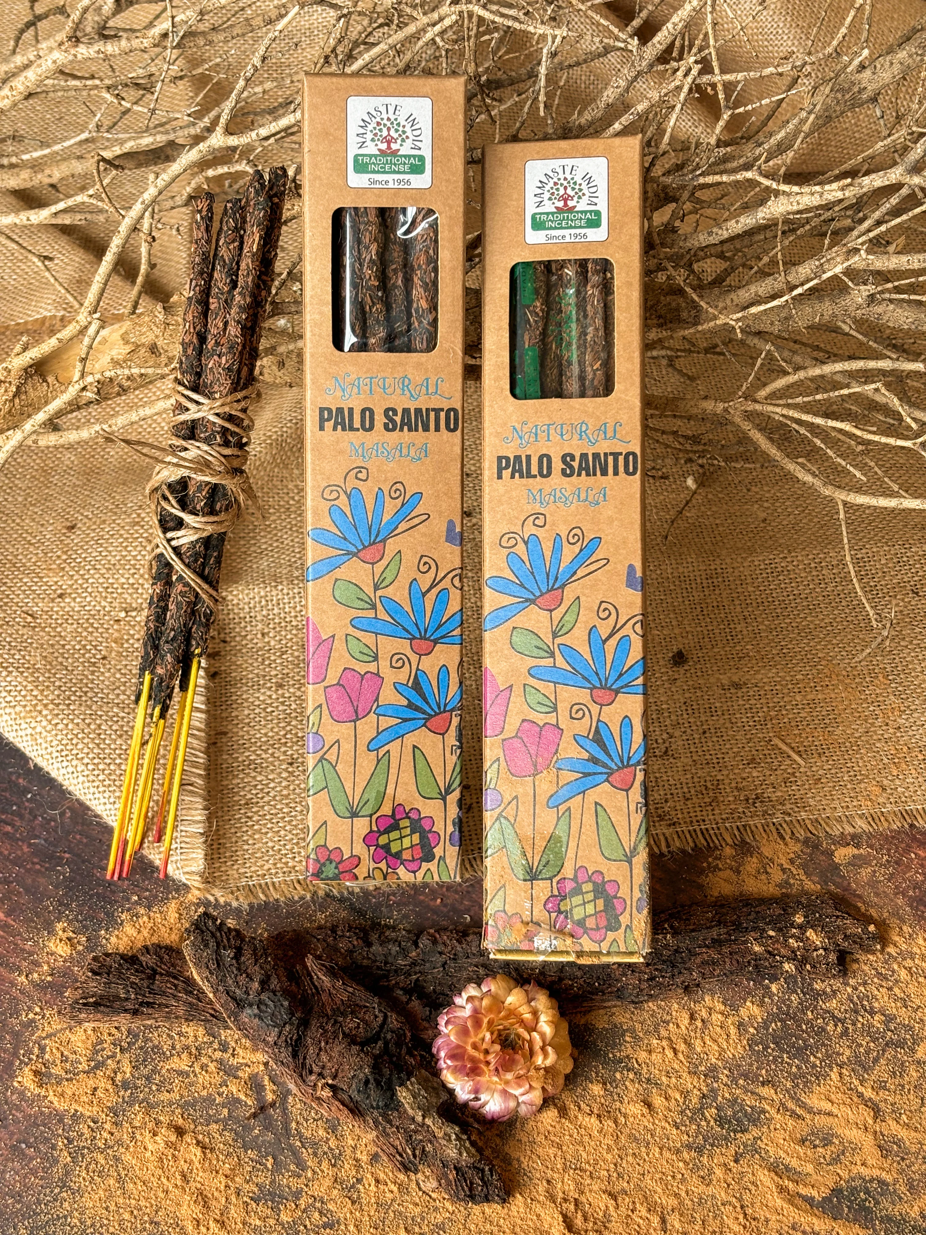 Vonne tycinky Namaste India Natural Masala/ PALO SANTO