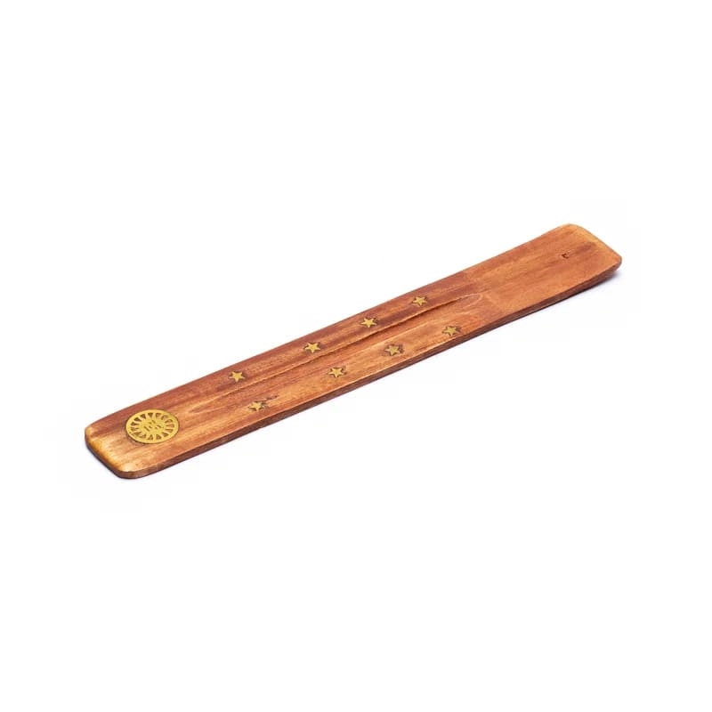 Dreveny stojan na vonne tycinky Slnko