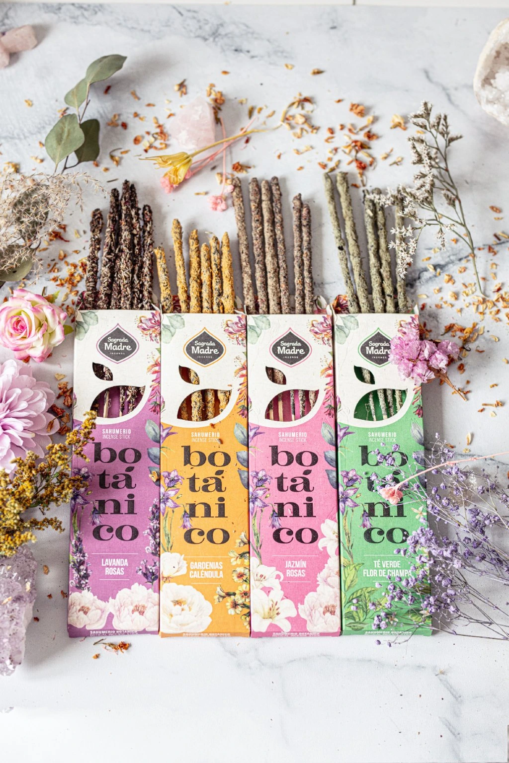 Vonne tycinky Sagrada Madre BOTANICO - Jazmin a Ruza