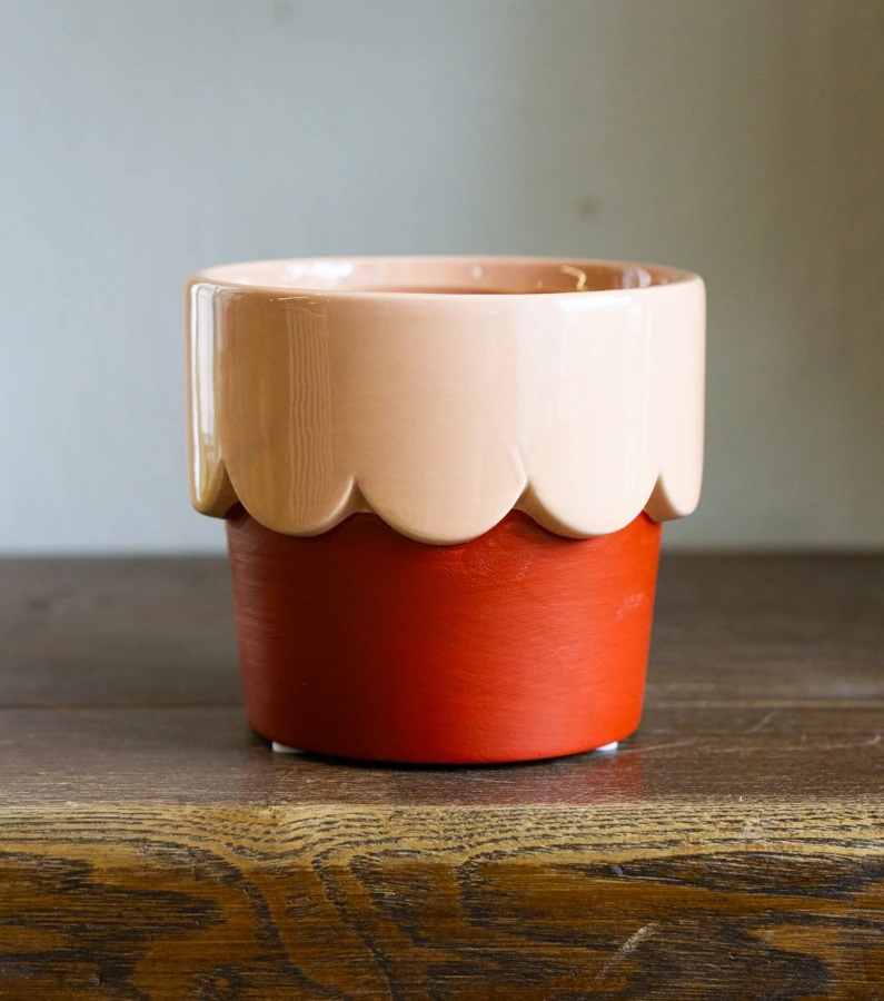 Keramicky kvetinac "Zmrzlinka"